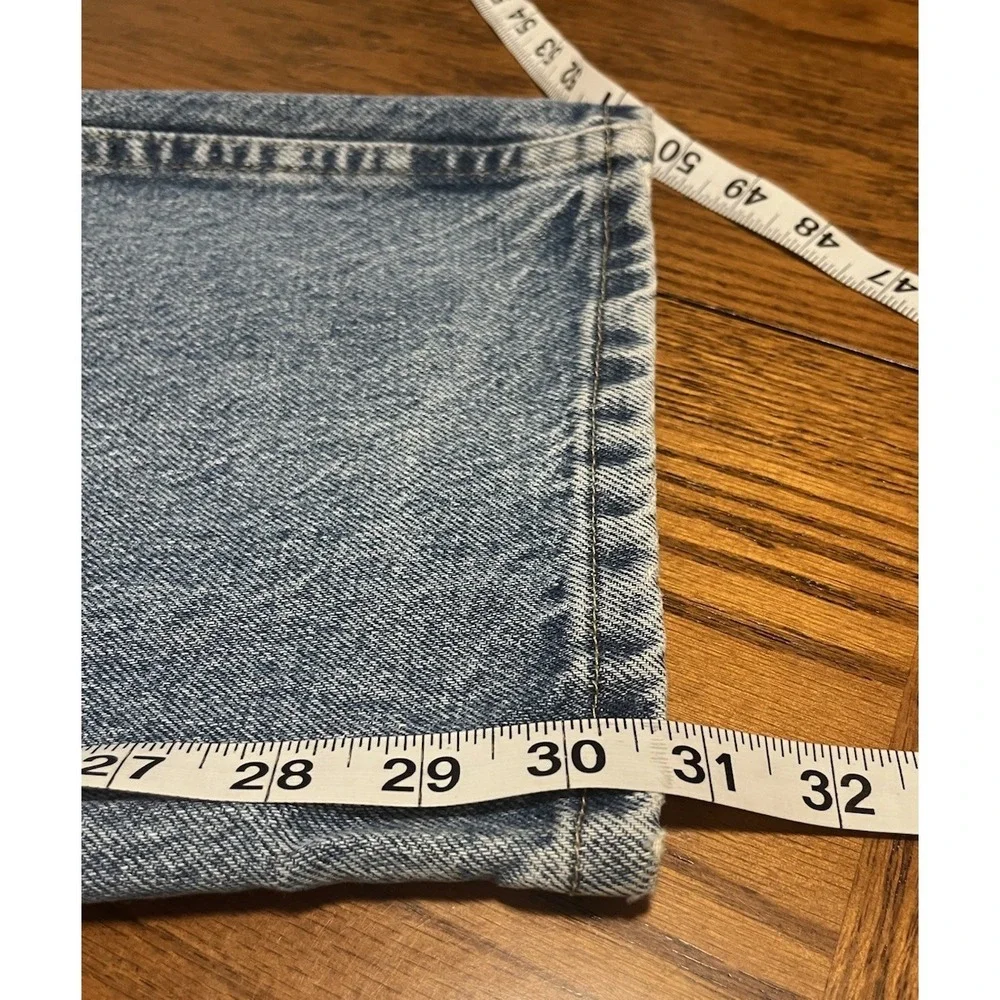 Wrangler Premium Men's Jeans Regular Fit Light Wash Straight 44x30 96501DS, EUC